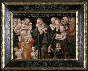 Jésus bénissant les enfants - Lucas Cranach the Elder